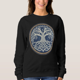 Yggdrasil Nordisk Viking Valhall Asgård Pagan Träd T Shirt