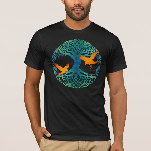 Yggdrasil skjorta tee shirt (Framsida)