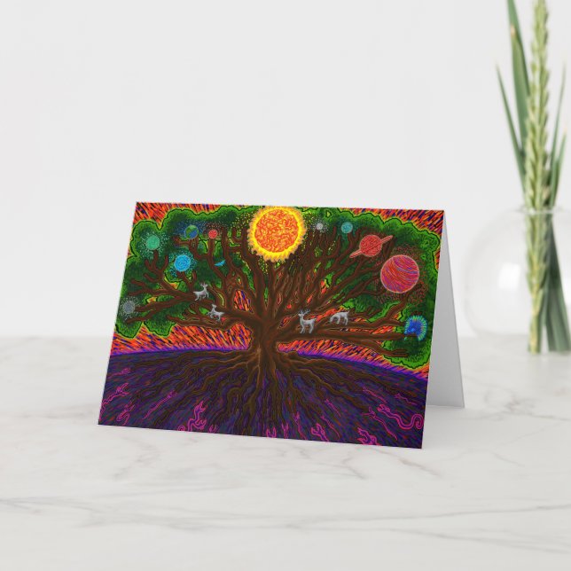 Yggdrasil Välkomstkort Kort (Framsida)