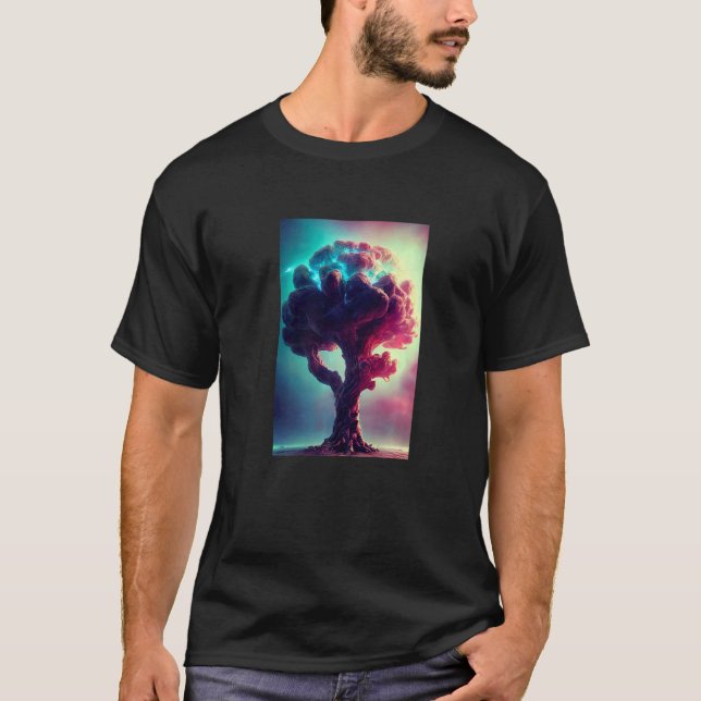 Yggdrasil World Livets träd Viking Celtric Unique T Shirt (Framsida)