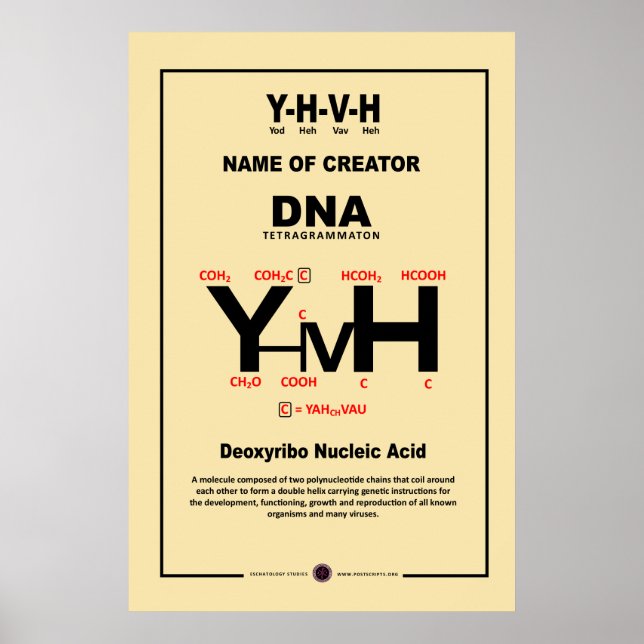 YHVH Chemical Compound Poster (Framsidan)