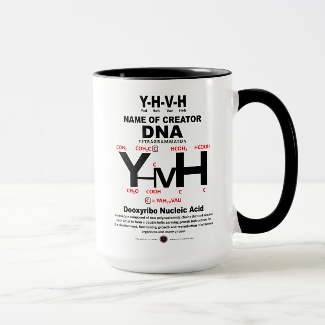 YHVH-DNA Chemical Bond Mugg (Höger)