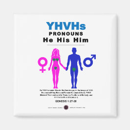 YHVH's Pronouns Magnet