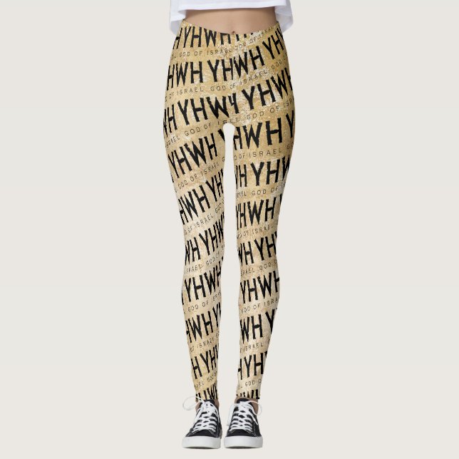 YHWH (Jehovah) Leggings (Framsida)