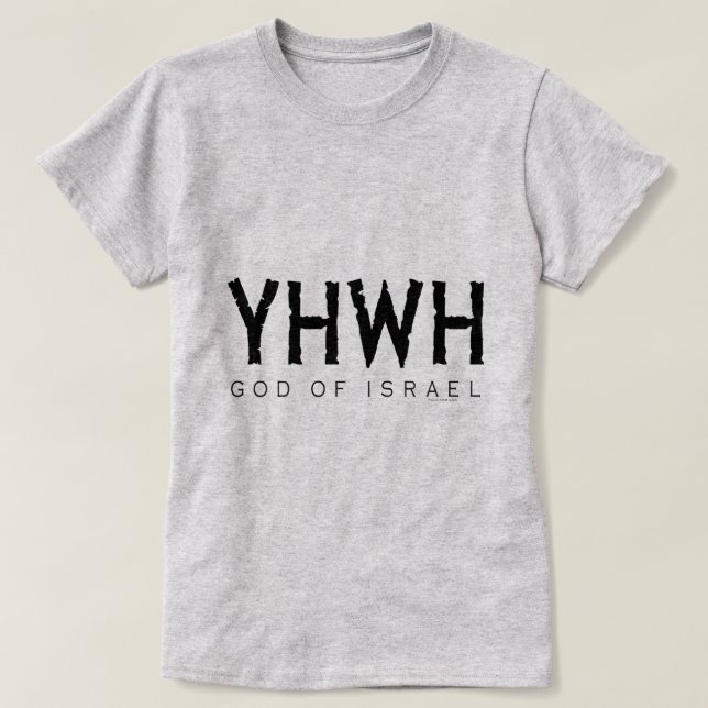 YHWH (Jehovah) T Shirt (Design framsida)