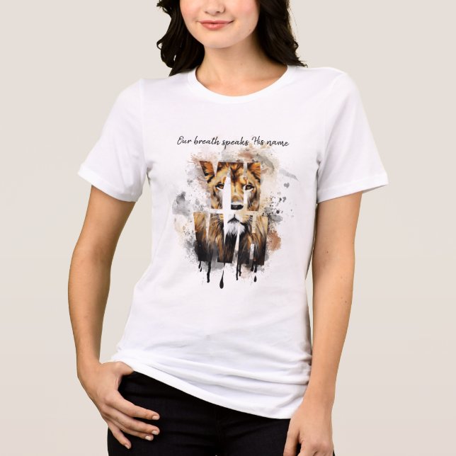 YHWH Kvinnors Kristna T-Shirt | (Framsida)