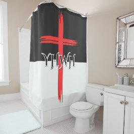 YHWH Shower Curtain
