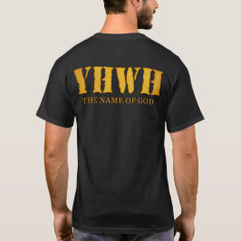 YHWH (Yahweh, Jehovah) stencilerar Tetragrammaton T Shirt
