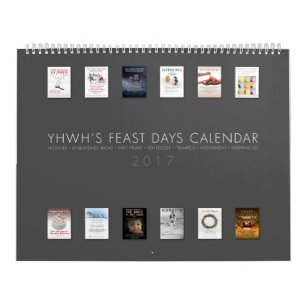 YHWHS KALENDER FÖR FESTMÅLTIDDAGAR - 2017 - KANADA