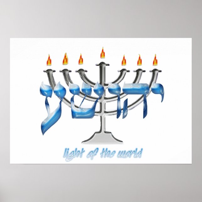 YHWSHUA Light of the World Poster (Framsidan)