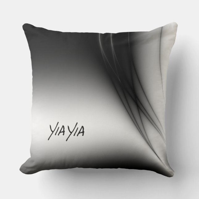 Yia Yia Pillow, vacker, mystisk Fractal-design Kudde (Framsida)