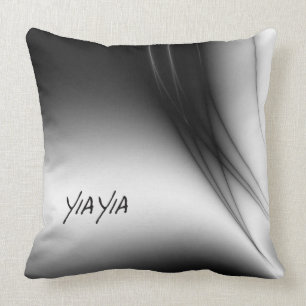 Yia Yia Pillow, vacker, mystisk Fractal-design Kudde