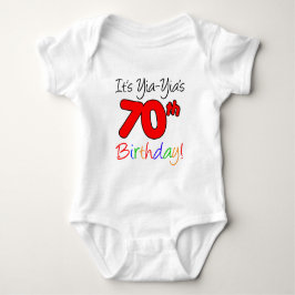 Yia-Yias 70:e födelsedag Tee Shirt