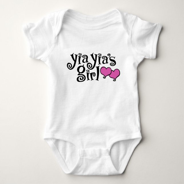 Yia Yias flicka T-shirt (Framsida)