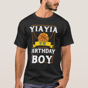 Yiayia of the Birthday Baller Basketball del T Shirt