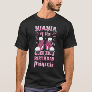 Yiayia of the Birthday Princess Roller Skates Skat T Shirt