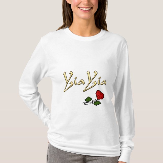 YiaYia steg T-shirt (Framsida)