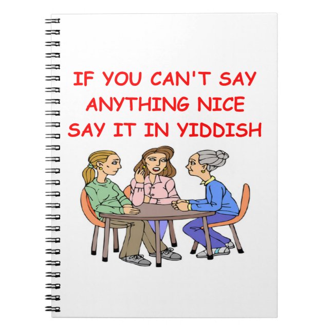 YIDDISH ANTECKNINGSBOK (Framsidan)