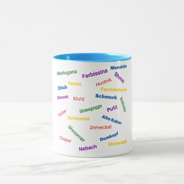 Yiddish Insults Mug Mugg (Center)