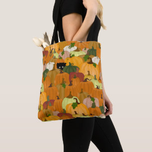 Yikes! Pumpkins Tote Bag Tygkasse