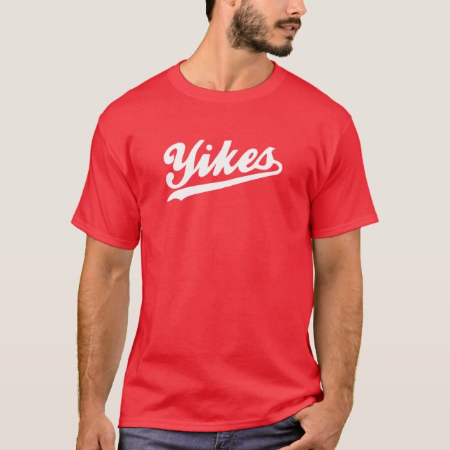 Yikes skrivar tee shirt (Framsida)