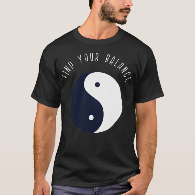 Yin and Yang T Shirt (Framsida)