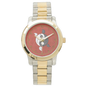 Yin and Yang the Koi Watch Armbandsur