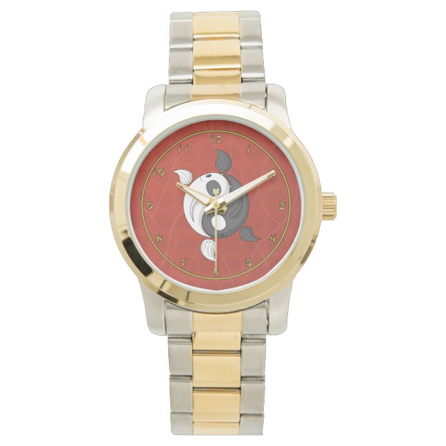 Yin and Yang the Koi Watch Armbandsur (Framsida)