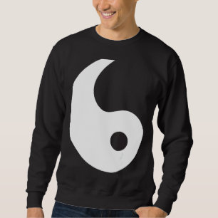 Yin Easy Yin och Yang Couple Halloween Costume Lång Ärmad Tröja