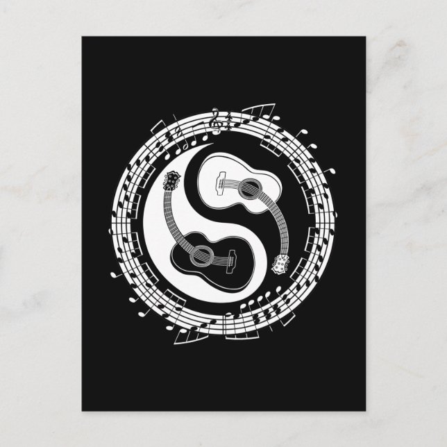 Yin Guit Notation Vykort (Framsida)