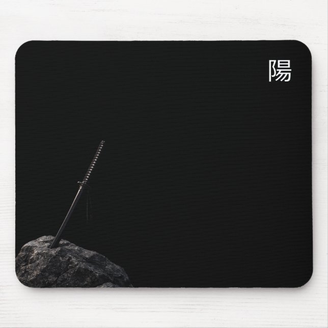 Yin Katana Mousepad Musmatta (Framsidan)