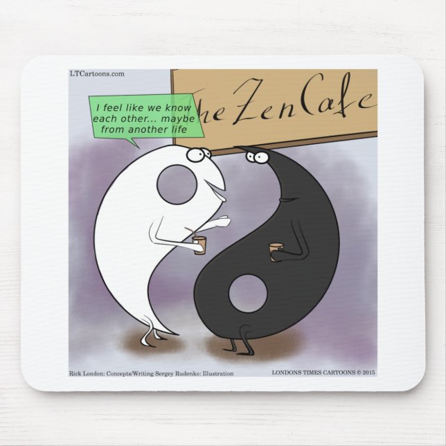 Yin Meets Yang Zen Funny Musmatta (Framsidan)