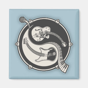 Yin musikband magnet
