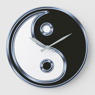 Yin och Yang 2 Stor Klocka