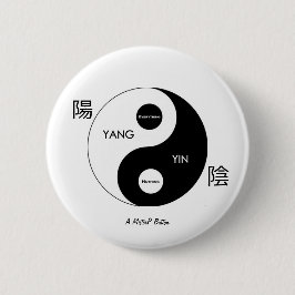 Yin och Yang - A MisterP-knapp Knapp