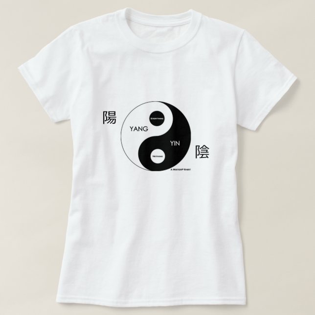 Yin och Yang - A MisterP Shirt Tee Shirt (Design framsida)