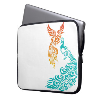Yin och Yang - avfyra och bevattna Laptop Sleeve