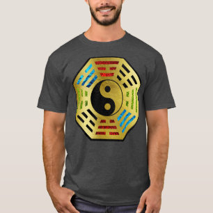 Yin och Yang Bagua Feng shui hieroglyphs T Shirt