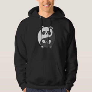 Yin och Yang Björn Rovdjur Koala Meditation Acro H Hoodie