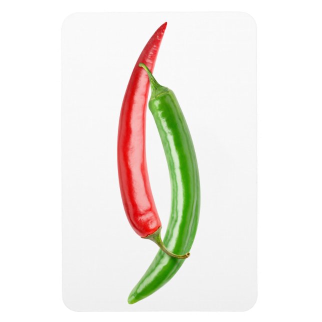 Yin- och Yang chili-paprika Magnet (Vertikal)