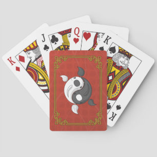 Yin och Yang de klassiska uppspelningskorten Koi Spel Kort