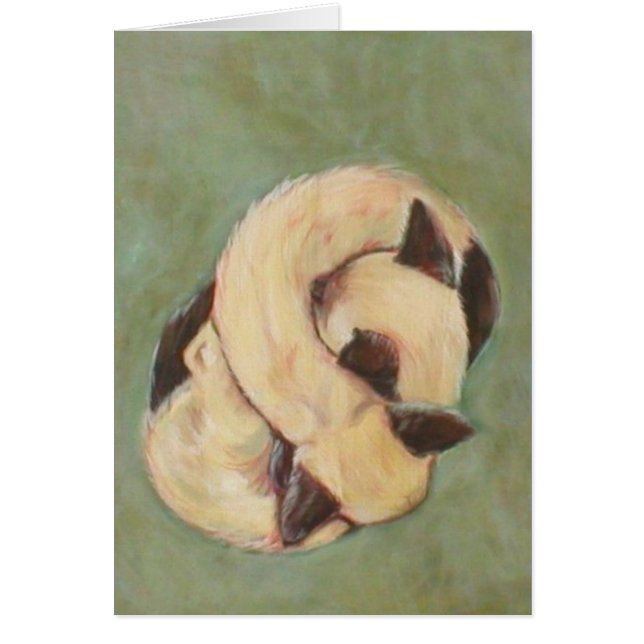 Yin och Yang Hälsningskort (Framsidan)