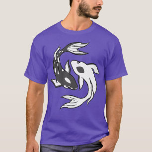 Yin och Yang Koi Fish Premium T Shirt