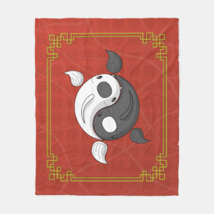 Yin och Yang, Koi Fleece Blanket