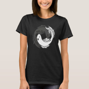Yin och Yang Koi Pose fish Meditation Acro Hatha Y T Shirt