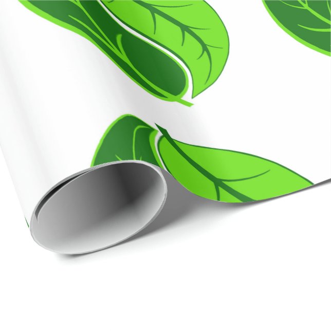 Yin och Yang Lövs Presentpapper (Rullad Hörn)