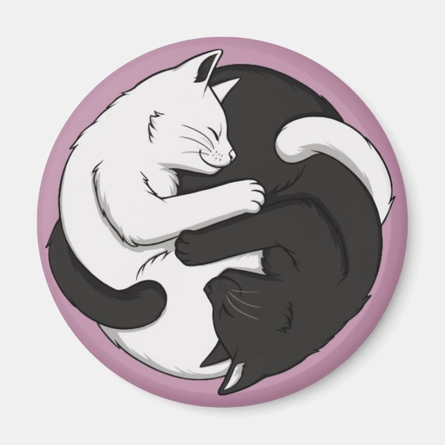 Yin och Yang Magnet (Framsidan)