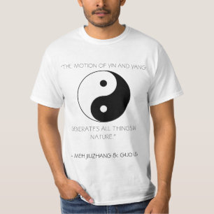 Yin och Yang med citationstecken T Shirt