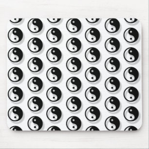 Yin och Yang Mönster Musmatta