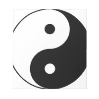 Yin och Yang Motivational Philosophical Symbol